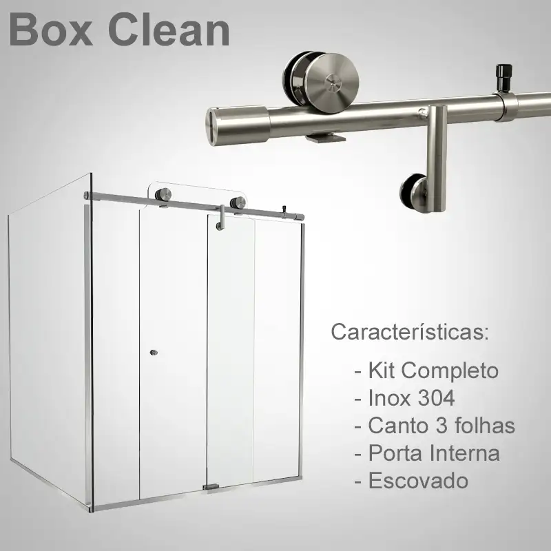 Canto 3 Folhas Escovado